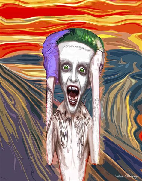 The Scream Parody Batman Pop Art Batman Art Joker Art