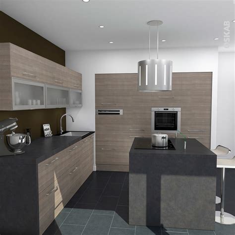 Code promo oskab et code réduction oskab 2021 vérifié: Cuisine ouverte moderne en bois naturel et en angle - OSKA ...