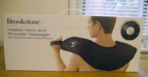 Brookstone Heated Neck And Shoulder Massager The Track Of Time