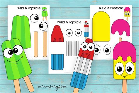 18 Popsicle Templates Free Printable Mrs Merry