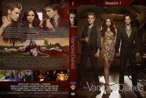 The Vampire Diaries Season 1 Tv Dvd Custom Covers The Vampire