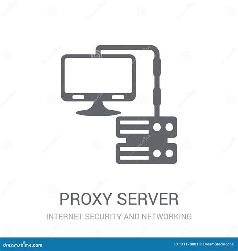 Proxy Server Icon Vector Drawing Free Svg