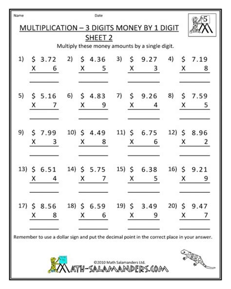 Math Worksheets 7th Grade Free Printable Stirring Percentage Math