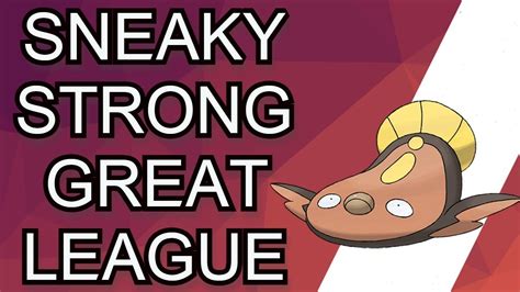 Unova Stunfisk Sneaky Good In Great League Season Pokemon Go