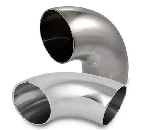 Metal Buttweld Stainless Steel L Bends For Plumbing Pipe Bend Radius D At Rs In