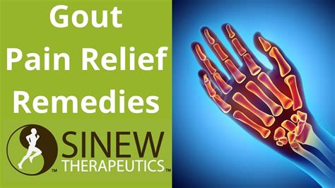 Gout Pain Relief Remedies Youtube