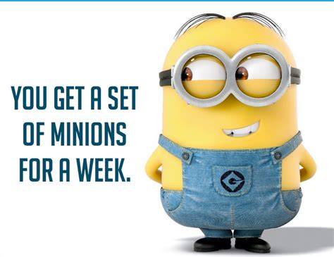 You Get A Set Of Minions For A Week Visual Writing Prompts Picture