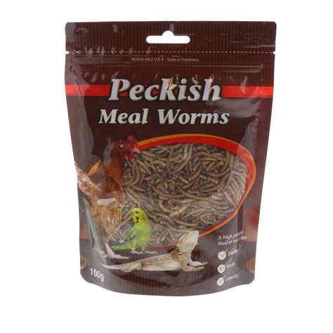 Dried Mealworms 100g Show Masters Organic High Protein Reptiles ...