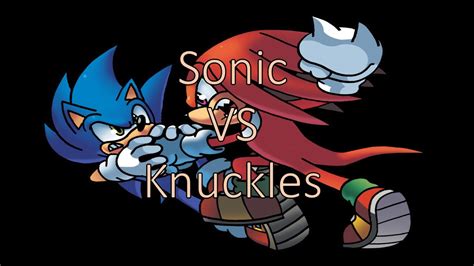 Sonic Vs Knuckles Sonic X Amv 1080p Hd Youtube