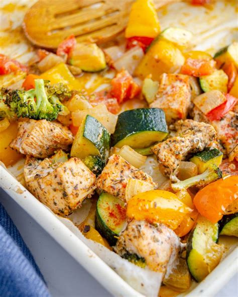 15 Minute Healthy Roasted Chicken And Veggies Sweet Pea S Kitchen