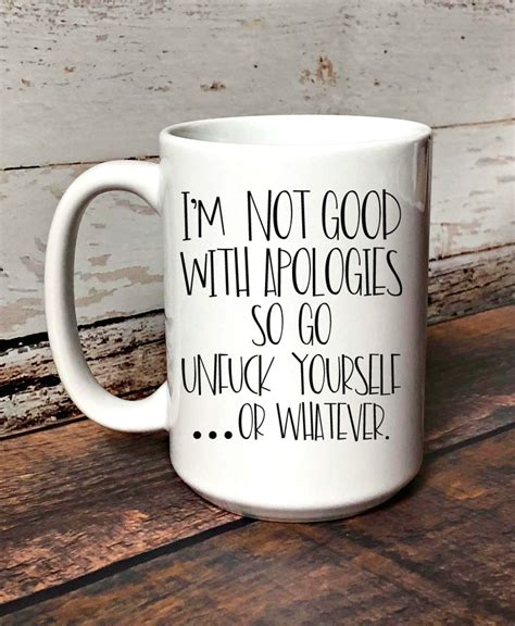 Funny Adult Humor 15 Ounce Coffee Mug Im Not Good With Etsy