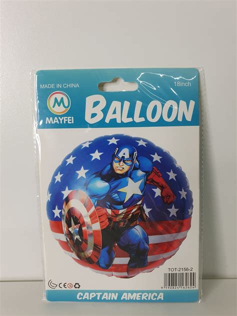 Captain America Balloon D Party Shop