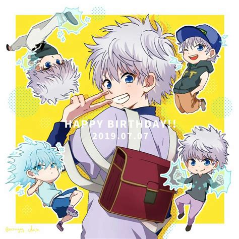 Happy Birthday Killua ⓪ Hunter Anime Cute Anime Boy Killua