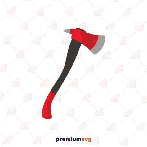Fire Axe Svg Files Firefighter Axe Logo Svg Instant Download Premiumsvg