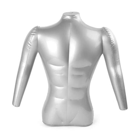 Buy Tomyeus Mannequin Body Half Body Inflatable Mannequin Pvc Silver