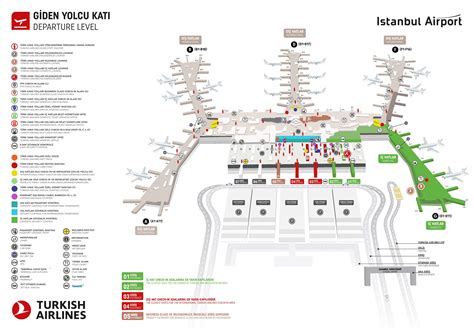 Istanbul Airport Terminal Map Istanbul Terminal Map Turkey