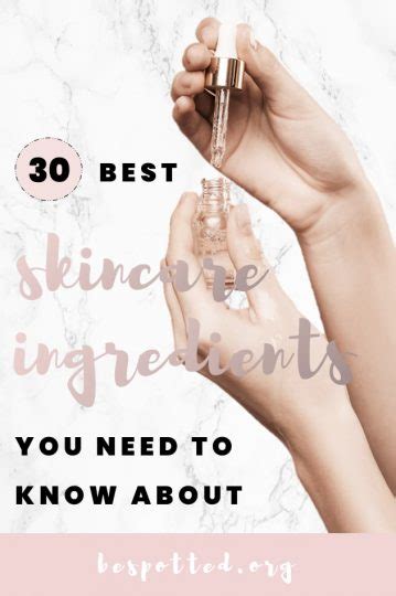Skincare Ingredients Explained What Each Can Do For Your Skin