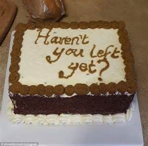 Farewell Cakes Employees Have Given To Their Leaving Colleagues Daily