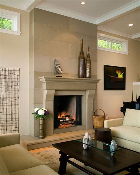 Contemporary Gas Fireplace Designs With Fascinating