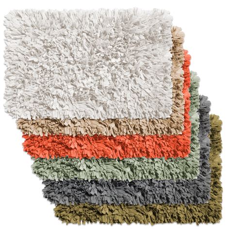 They soak up the drip, drop, and spills after baths and other bathroom activities thus preventing slipping. Sweet Home Collection Cotton/Paper Shag Bath Rug & Reviews | Wayfair