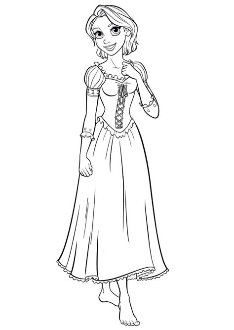 Rapunzel dibujos para colorear | Bebeazul.top