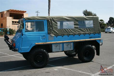 Anyone know more about this one, where it's from (we think malaysia perhaps.) or who built it? 1973 Pinzgauer Puch 710k Troop Carrier 4x4 All Terrain ...