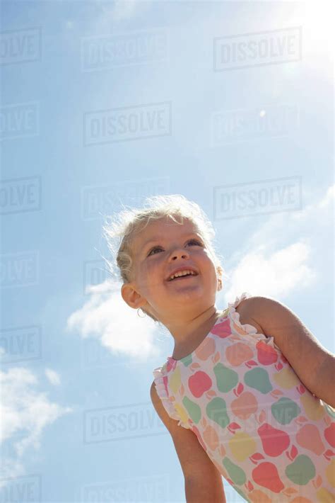 Babe Girl Outdoors Portrait Stock Photo Dissolve