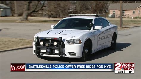 Bartlesville Police Offering Free Rides Home For Nye
