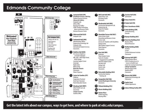 Campus Map Edmonds Community College