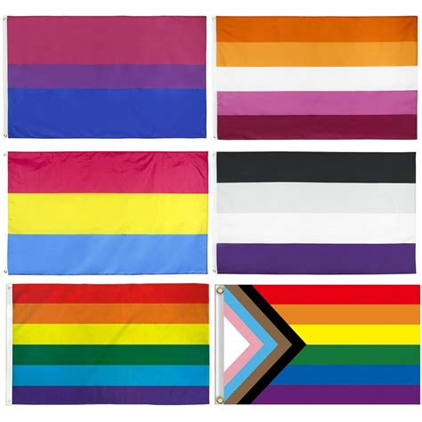 Mad Hornets Rainbow Flag 3x5 Ft Polyester Flag Gay Pride Lesbian Peace