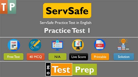 The program includes the following training/certification courses: ServSafe Practice Test 1 (40 Question Answers Quiz) English