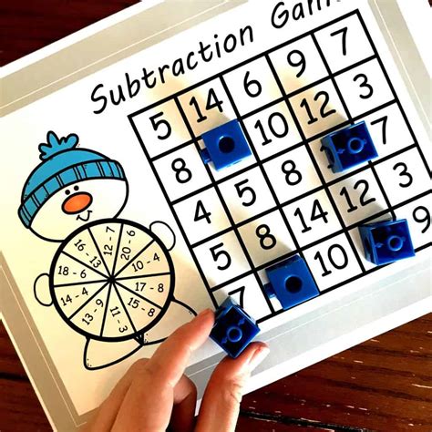 Printable Subtraction Games Printable Word Searches