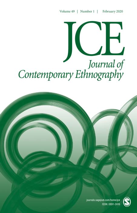 Buy Journal Of Contemporary Ethnography Subscription Sage Publications