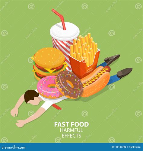 Fast Food Harmful Effects Junk Food Danger Unhealthy Nutrition Eating