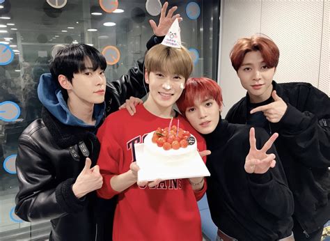 Happydoyoungday happy birthday to our sweet bunny please keep smiling and be happy. NCT Taeyong and Doyoung surprise bday boy Jaehyun during ...