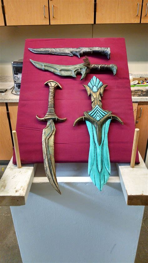 So I Made Some Ceramic Daggers For My Sculpture Class Final This