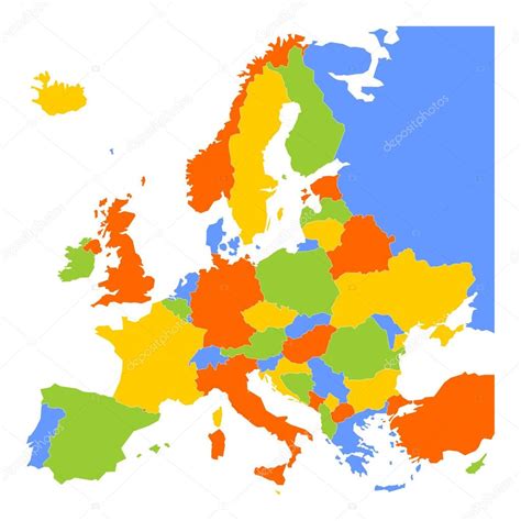 Europakarte konturen pdf pdf drucken kostenloseuropakarte zum. Leere Europakarte