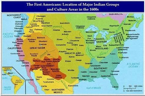 Native Tribes Maps Of The 1600s Native American Tribes Map Native American Map Native