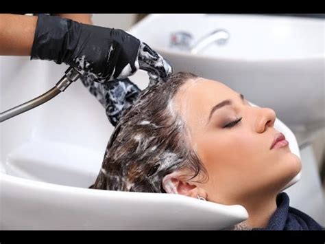 According to tiffanie richards, colorist at nunzio saviano salon, when a big change is desired (like going from dark to light), a clarifying shampoo should be used. How To Wash Your Hair - YouTube