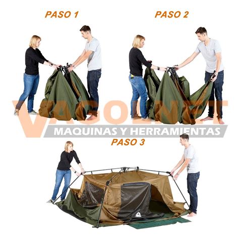 Carpa Coleman Instant Up 8 Personas Gold Impermeable Camping Vagolnet