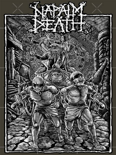 Napalm Death T Shirt For Sale By Bristolhummm Redbubble Death T