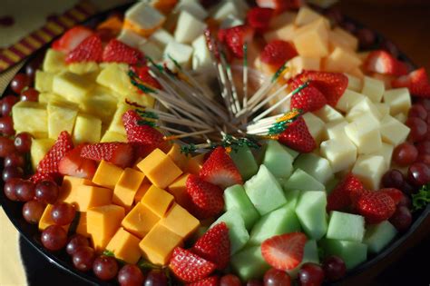 Cheese And Cracker Tray Food Food Display Fruit Snacks
