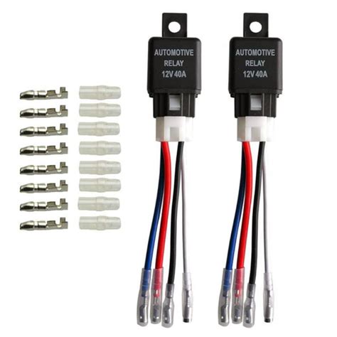 Relay Harness Jd1912 Waterproof Car Relay With Cable 12v 40a 4pin