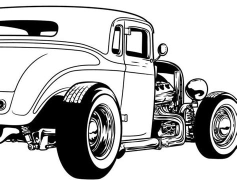 Use these images to quickly print coloring pages. Rat Rod Cars Coloring Pages Sketch Coloring Page