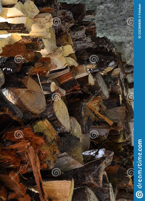 Pile Of Chopped Fire Wood Stock Photo Image Of Chopped 232360836