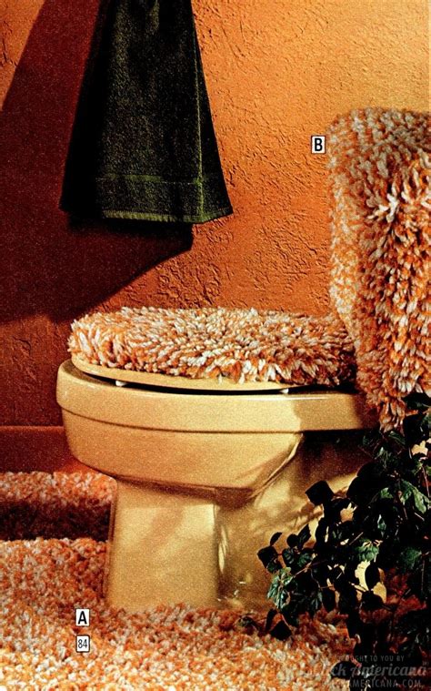 Check Out These 10 Fuzzy Toilet Covers From The 70s To See Totally