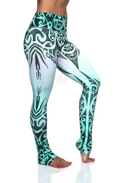 Unique Yoga Pants Custom Athletic Apparel Cute Leggings Workout Clothes Jade Queen