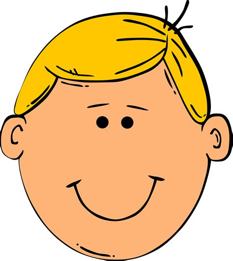 Boy Head Face Smile Blond Png Picpng