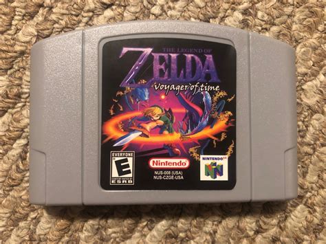 The Legend Of Zelda Voyager Of Time Nintendo 64 N64 Video Game