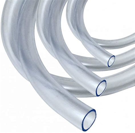 buy 6mm inside diameter x 9mm outside diamater 2 metres clear pvc flexible tubing plastic pipe